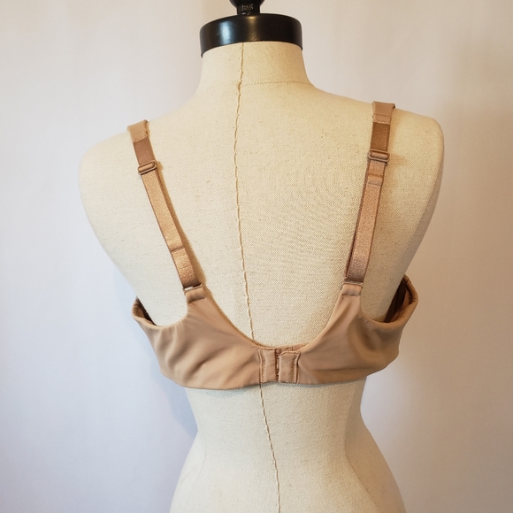 Ambrielle 40C Nude Super Soft Wirefree Full Coverage Bra - Picture 2 of 3